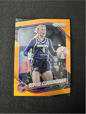 Sophie Cunningham - 2025 Panini WNBA Prizm - Orange Prizm #76/99